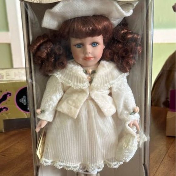 Collectors Choice Fine Bisque Porcelain Dolls Limited Edition New Unopened - Picture 1 of 8